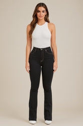 Women's Flared Judy Boot High Waist Cut Jeans | Zarnesh